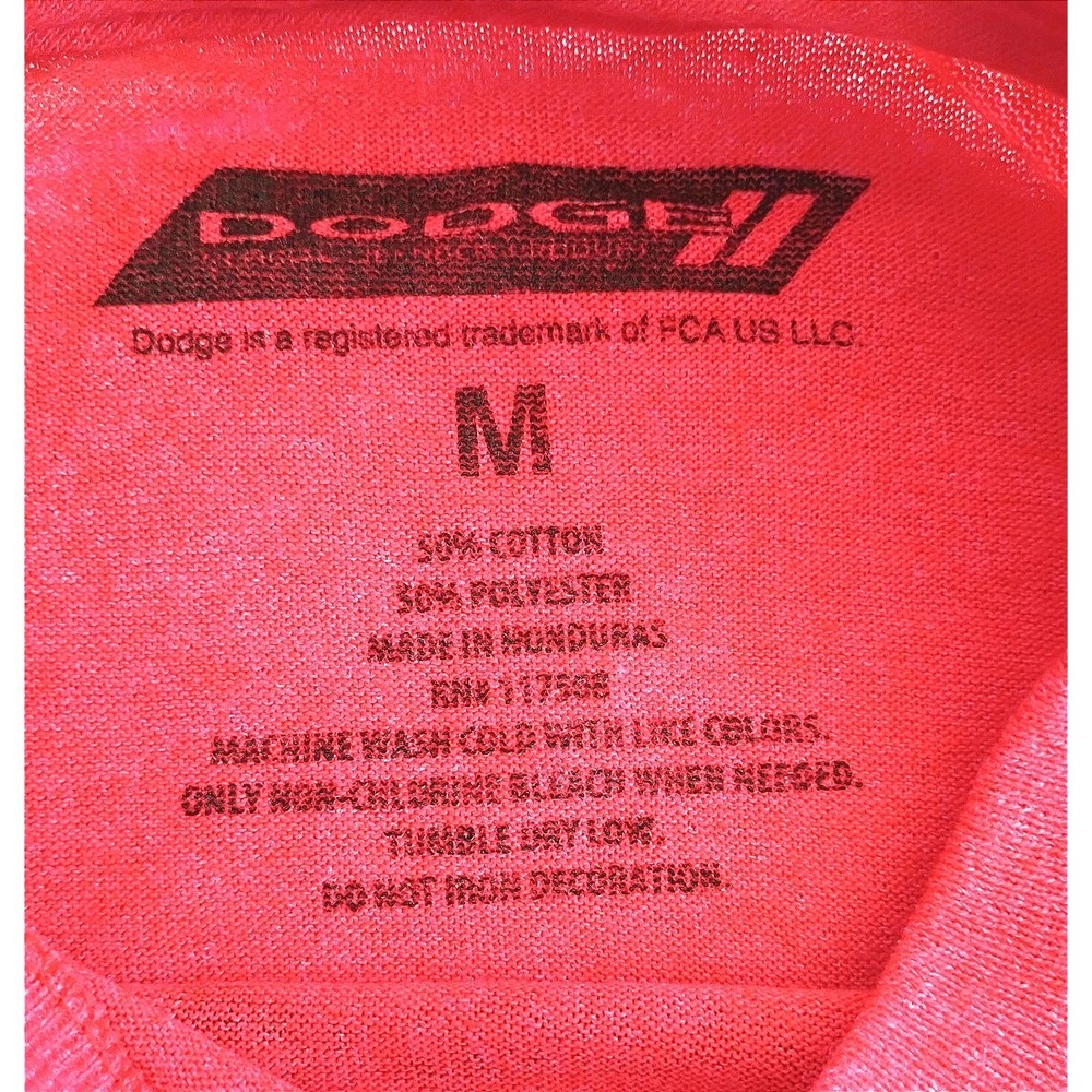 Dodge Super Bee Sportgear Logo Red T-Shirt Size Medium - Picture 4 of 4